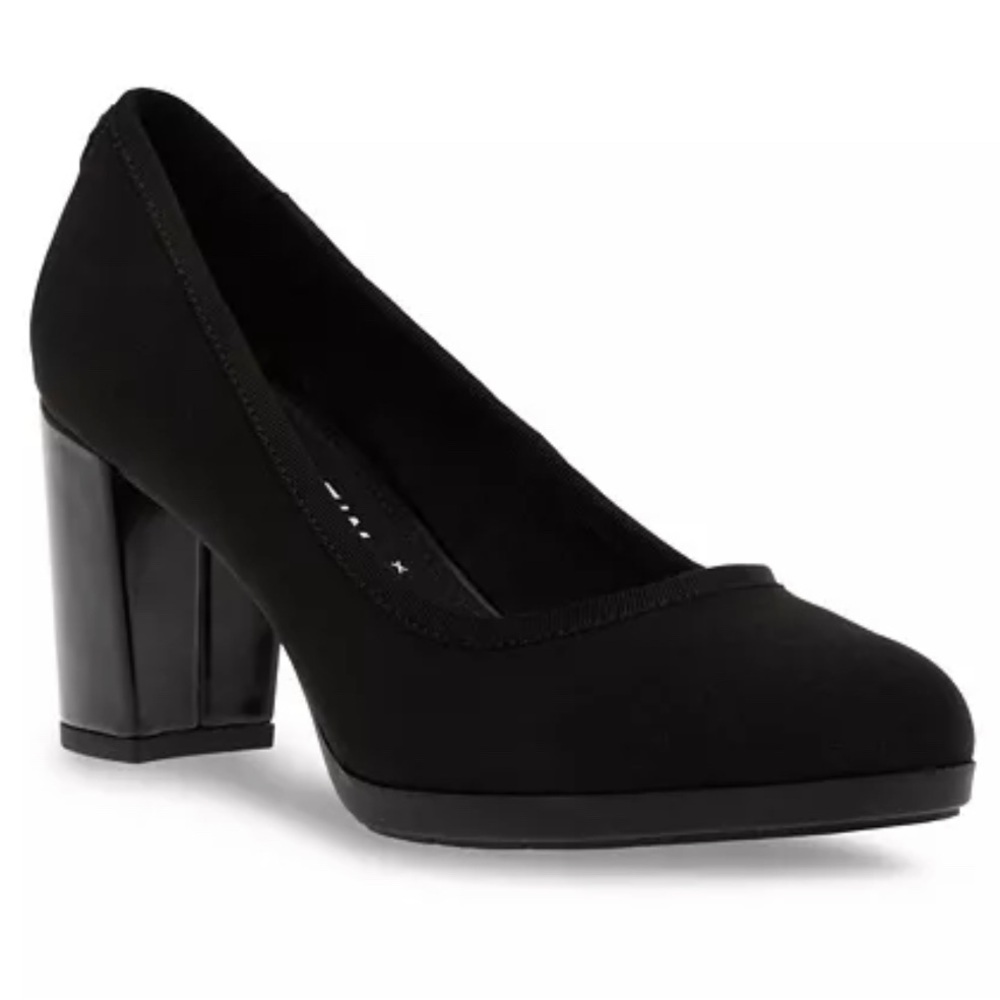 EUC Anne Klein Women’s Castana Block Heeled Pump